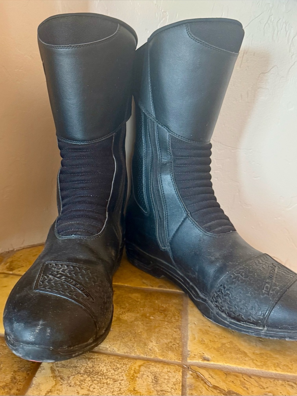 Tourmaster Epic Black Men's Tall Motorcycle Boots